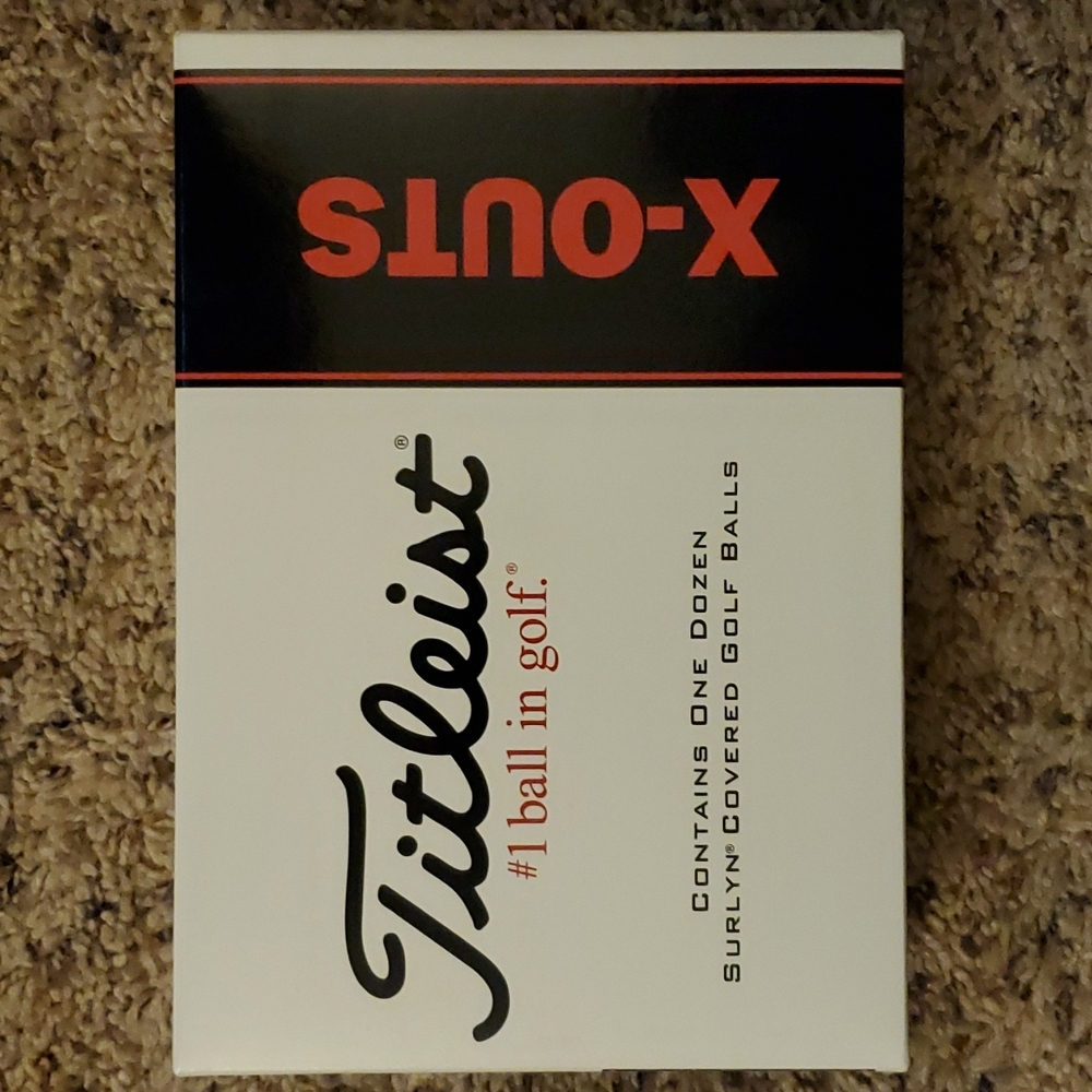 Titleist X-Outs 12 Surlyn New